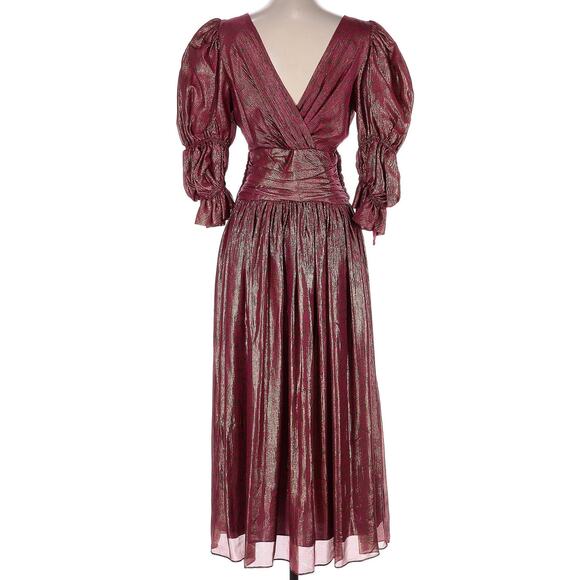 Rickie Freeman for Teri Jon Vintage 70s 80s Cocktail Dress - Picture 2 of 12